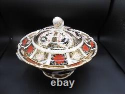 Royal Crown Derby RARE Imari 1128 Soup Tureen and Underplate Mint