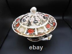 Royal Crown Derby RARE Imari 1128 Soup Tureen and Underplate Mint