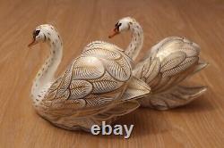 Royal Crown Derby ROYAL SWANS Paperweights Limited Edition 530/750 1st Quality