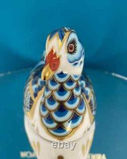 Royal Crown Derby Rallidae Duck Paperweight 1st Quality