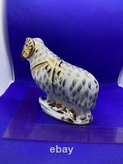 Royal Crown Derby Ram, 1st Quality Gold Stopper. 1990. Retired 1993