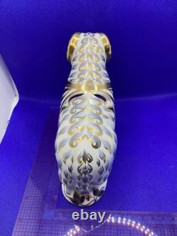 Royal Crown Derby Ram, 1st Quality Gold Stopper. 1990. Retired 1993