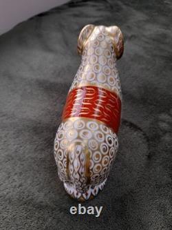 Royal Crown Derby Ram Of Colchis With Gold Stopper Certificate And Original Box