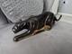 Royal Crown Derby Rare Black Panther Gold Stopper