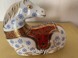 Royal Crown Derby! Rare Chinese Horse Paperweight