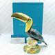 Royal Crown Derby Rare'golden Rio Toucan' Bird Paperweight Limited Edition