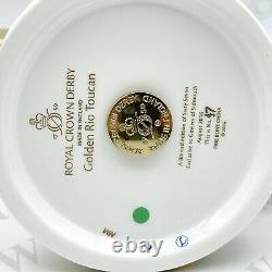Royal Crown Derby Rare'Golden Rio Toucan' Bird Paperweight Limited Edition