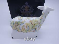 Royal Crown Derby Rare Handpainted 1 Off Nanny Goat Paperweight