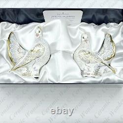 Royal Crown Derby Rare Royal'Diamond Jubilee Doves' Paperweights Ltd Edition