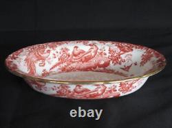 Royal Crown Derby Red Aves A74 Pattern Open Vegetable Dish NEW