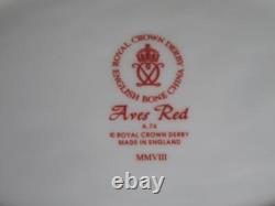 Royal Crown Derby Red Aves A74 Pattern Open Vegetable Dish NEW