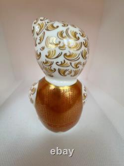 Royal Crown Derby'Regal Goldie Bear' HM Queen Elizabeth II Golden Wedding. 952