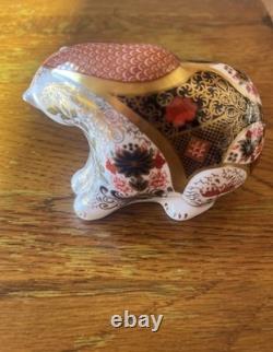 Royal Crown Derby Rocky Mountain Bear Paperweight