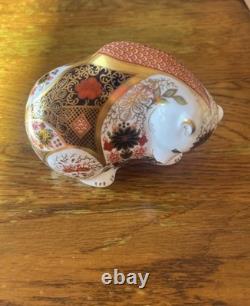 Royal Crown Derby Rocky Mountain Bear Paperweight