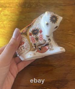 Royal Crown Derby Rocky Mountain Bear Paperweight
