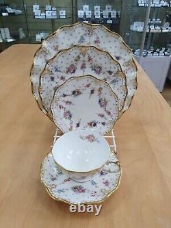 Royal Crown Derby Royal Antoinette 1ST QUALITY BRAND NEW 5 Piece Dinner Set