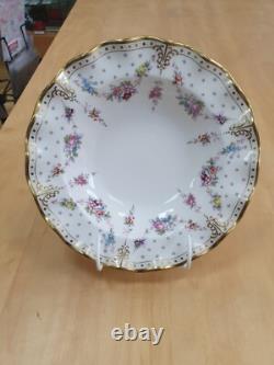 Royal Crown Derby Royal Antoinette 1ST QUALITY BRAND NEW Rim Soup Bowl Set of 6