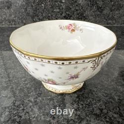 Royal Crown Derby Royal Antoinette Candy/ Sugar Large Open Bowl Pedestal Foot