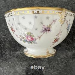 Royal Crown Derby Royal Antoinette Candy/ Sugar Large Open Bowl Pedestal Foot