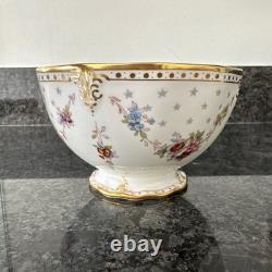 Royal Crown Derby Royal Antoinette Candy/ Sugar Large Open Bowl Pedestal Foot