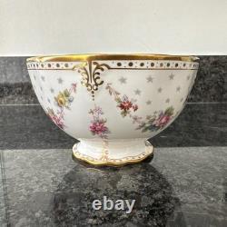 Royal Crown Derby Royal Antoinette Candy/ Sugar Large Open Bowl Pedestal Foot