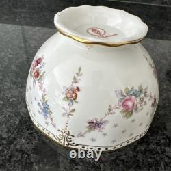 Royal Crown Derby Royal Antoinette Candy/ Sugar Large Open Bowl Pedestal Foot