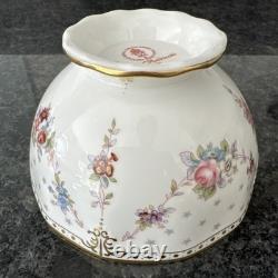 Royal Crown Derby Royal Antoinette Candy/ Sugar Large Open Bowl Pedestal Foot