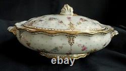 Royal Crown Derby Royal Antoinette Covered Vegetable Casserole Dish