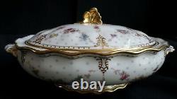 Royal Crown Derby Royal Antoinette Covered Vegetable Casserole Dish