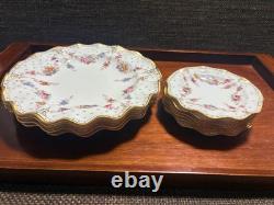 Royal Crown Derby Royal Antoinette Dinner Plate Bread Plate