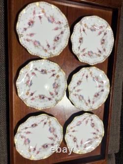 Royal Crown Derby Royal Antoinette Dinner Plate Bread Plate