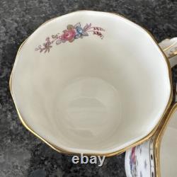 Royal Crown Derby Royal Antoinette Espresso Cups & Saucer X 2 Unused