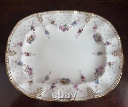 Royal Crown Derby Royal Antoinette Fine Bone China Serving Platter/Open Dish