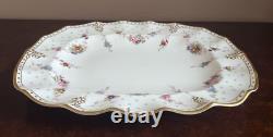 Royal Crown Derby Royal Antoinette Fine Bone China Serving Platter/Open Dish