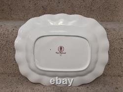 Royal Crown Derby Royal Antoinette Fine Bone China Serving Platter/Open Dish