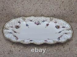 Royal Crown Derby Royal Antoinette Fine Bone China Serving Platter/Open Dish