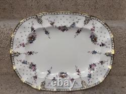 Royal Crown Derby Royal Antoinette Fine Bone China Serving Platter/Open Dish
