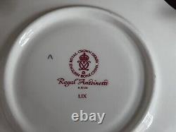 Royal Crown Derby Royal Antoinette Fine Bone China Teacup & Saucer