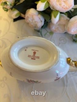 Royal Crown Derby Royal Antoinette Gravy Boat & Stand