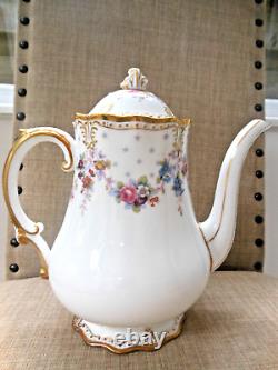 Royal Crown Derby Royal Antoinette Large Coffee Pot