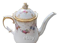 Royal Crown Derby Royal Antoinette Large Coffee Pot