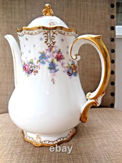 Royal Crown Derby Royal Antoinette Large Coffee Pot