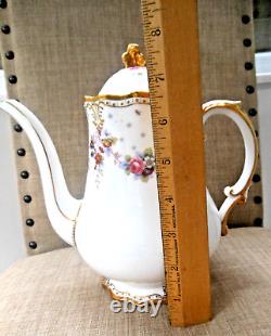 Royal Crown Derby Royal Antoinette Large Coffee Pot