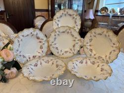 Royal Crown Derby Royal Antoinette soup dishes x 6