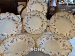 Royal Crown Derby Royal Antoinette soup dishes x 6