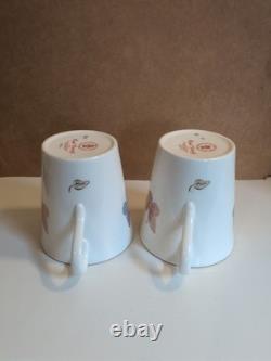 Royal Crown Derby Royal Butterfly A 1367 Bone China Mugs x 2 2nd Quality Used GC