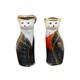 Royal Crown Derby Royal Cats Pearly King & Queen Paperweights