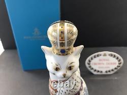 Royal Crown Derby Royal Cats' Russian' Boxed First Quality Excellent