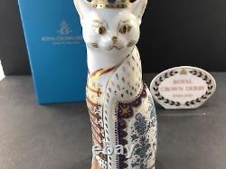 Royal Crown Derby Royal Cats' Russian' Boxed First Quality Excellent