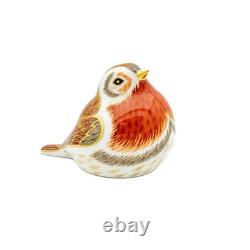 Royal Crown Derby Royal Robin Paperweight 1st Quality